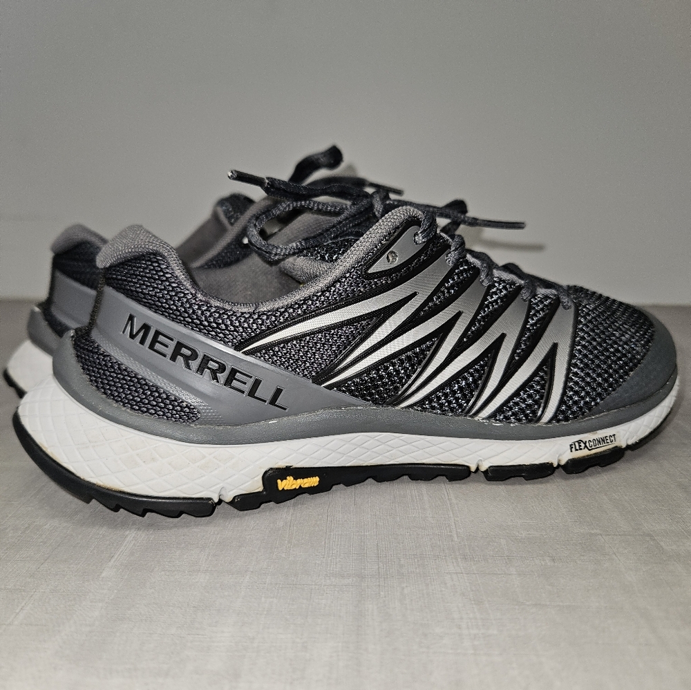 Merrell Black and Gray Athletic Shoes with Durable Outsole